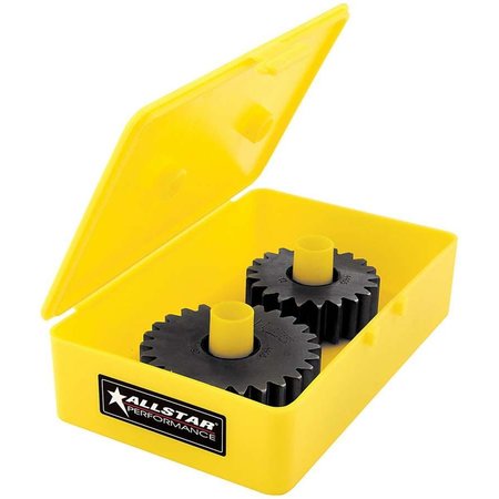 ALLSTAR Plastic Quick Change Midget Gear Tote; Yellow ALL14352